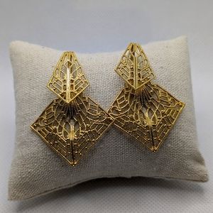 Vintage 14K Gold Plated Earrings